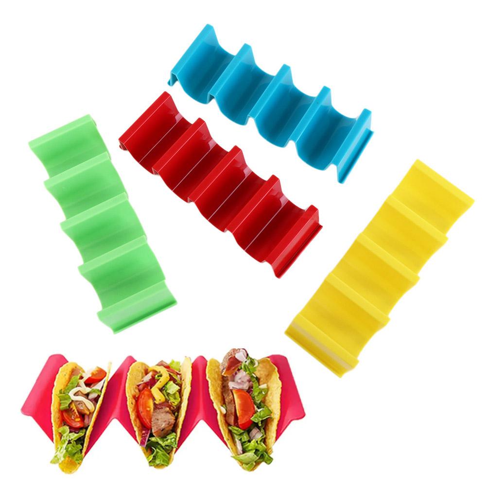 Grill Restaurant Sturdy Plastic Convenient Tortilla Tray Taco Shell Stand Taco Holder Kitchen Tools