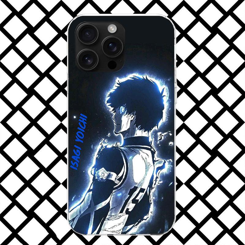 Blue Lock Isagi Yoichi Phone Case for iPhone 17 Air 16 16E 15 14 Plus 13 Mini 12 11 Pro Max 7 8 + SE 2020 Soft Cover Fundas 17 A