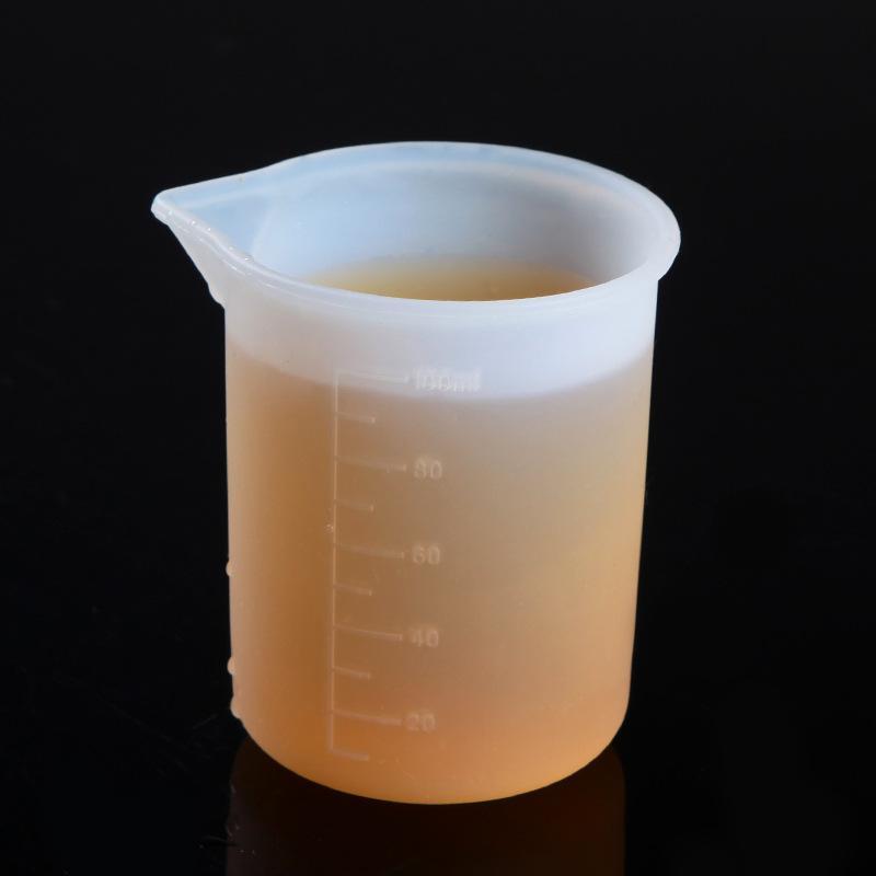 5/10Pcs Food Safe Silicone Measuring Cup Flexible Easy-pour Liquid Measuring Tool for Kitchen Baking Soap Making