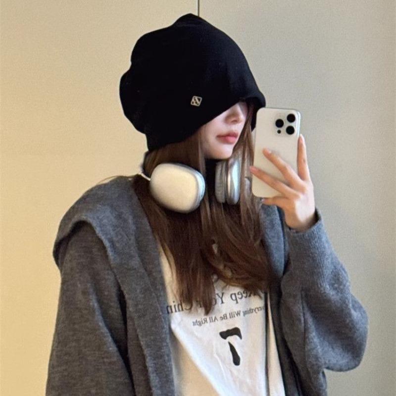 Мужские вязаные шапки-бини Зимние теплые шапки Однотонные Уличные лыжные шапки Модная уличная одежда Повседневная спортивная шапка