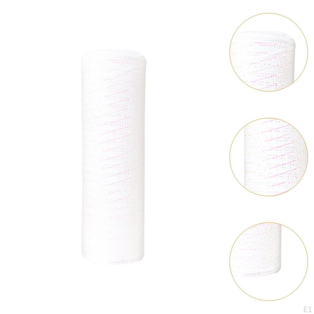 10 Yard Christmas Ribbon Mesh Roll for Crafting And Gift Wrapping