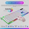 G21B Leuchtendes USB-Kabelgebundenes Mechanisches Tastatur- und Maussset
