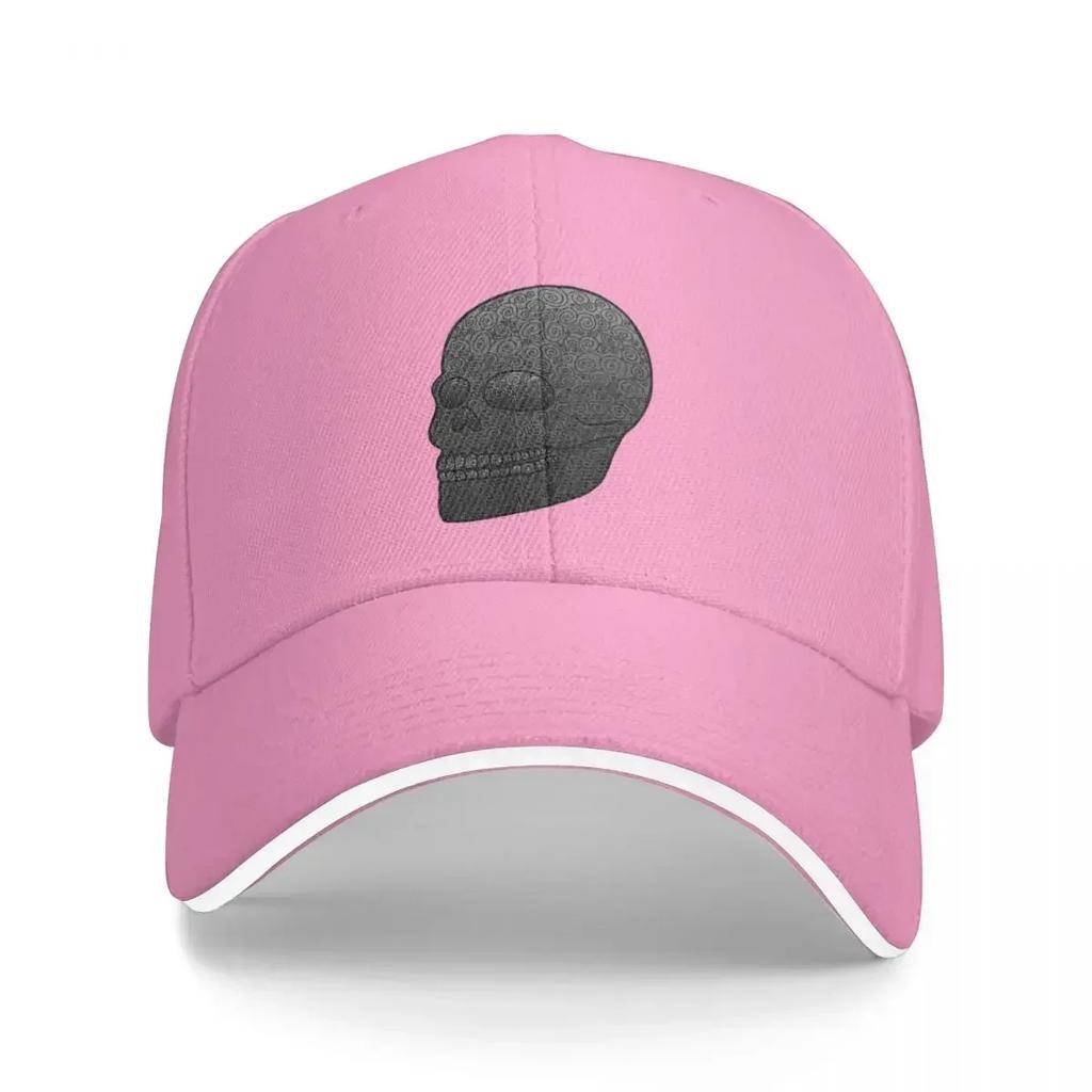 Swirly Skull Baseball Cap Dad Hat Funny Hats Luxury Woman Men's