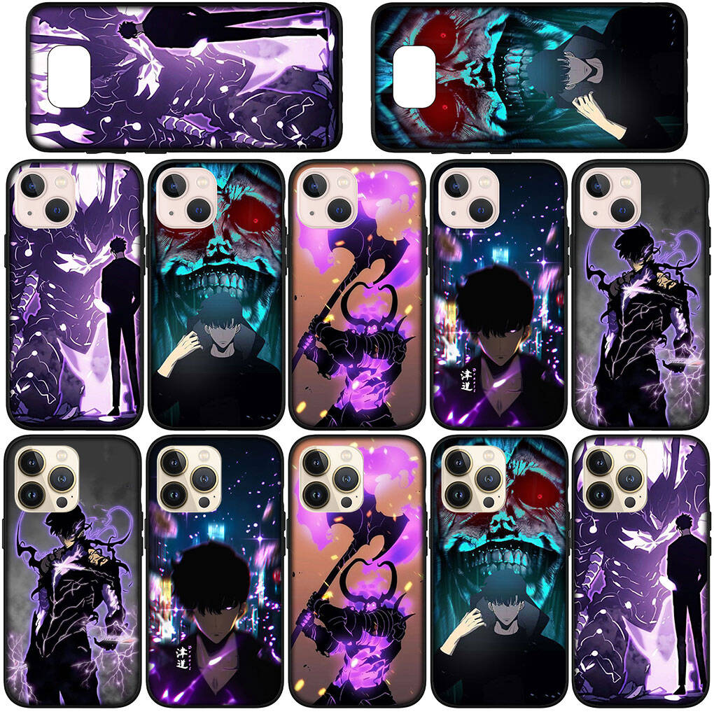 Phone Case for Samsung Galaxy S25 S23 S22 S24 Ultra FE A05 A06 A15 A16 A36 A37 A35 A54 A55 A56 A57 A25 A26 A53 Solo Leveling Anime Arise Poster Cover