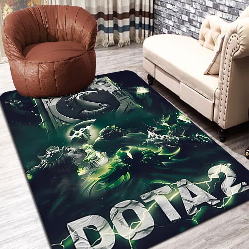Dota2 Rug Floor Mat for Living Room or Bedroom Soft and Comfortable Carpet a Gift for Birthday and Holiday.NFF0928055