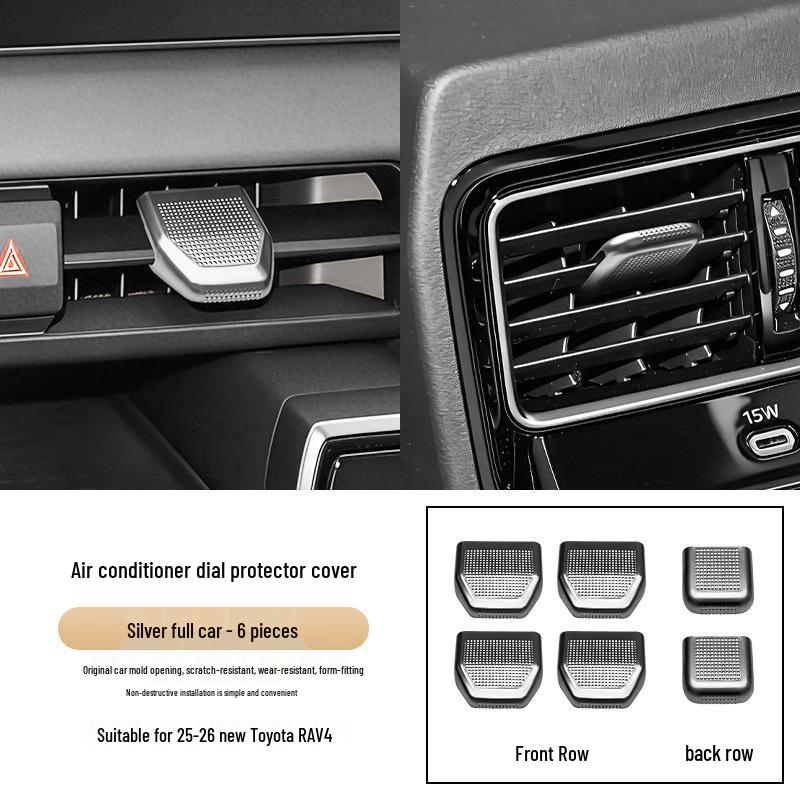Fits Toyota Wildlander/RAV4 AC Vent Adjustment Lever Decorative Sequins