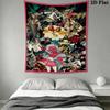 Puella Magi Madoka Magica Wall Tapestry Aesthetic Wall Hanging Printed Fabric Blanket Decorative Tapestries for Bedroom Living Room Home Decor