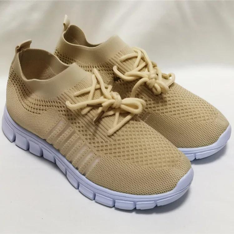 Fashion Women Flat Slip on White Shoes Woman Lightweight White Sneakers Summer Autumn Casual Chaussures Femme Basket Flats Shoes