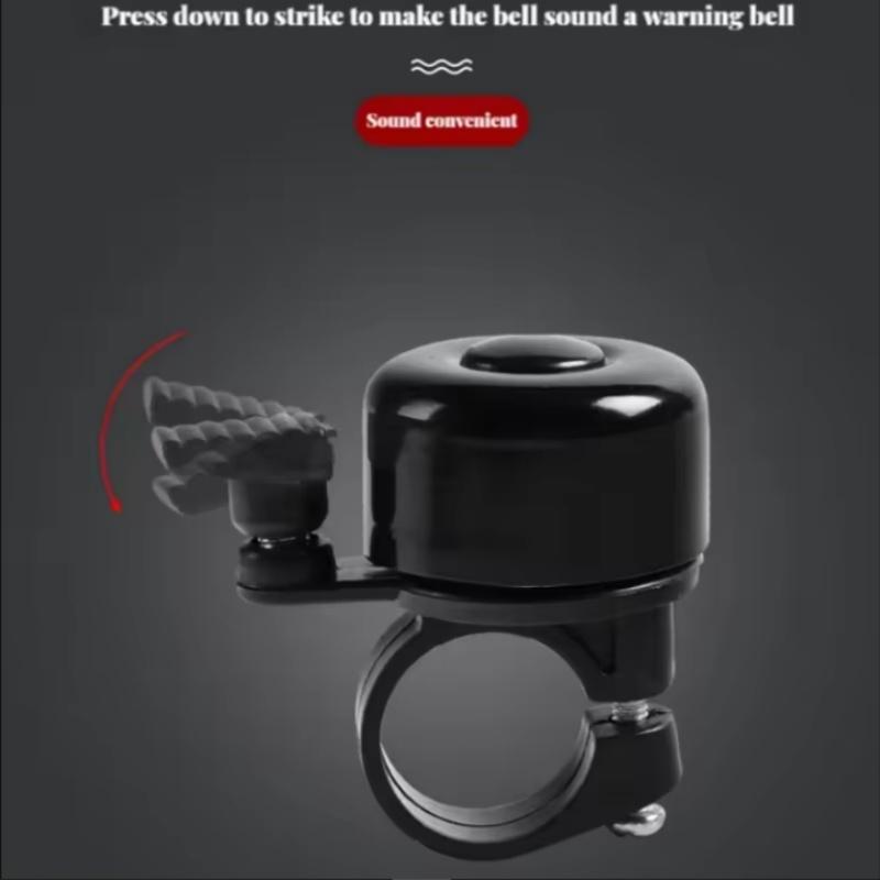 Accessories Alloy Mountain Road Bike Horn Sound Alarm Bicycle Bell Alloy for Safety Cycling Handlebar Ring Bicycle Bell