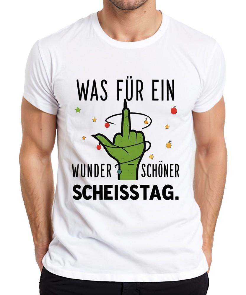 What A Gorgeous Shit Day Green Middle Finger Cheeky Unisexs TShirt