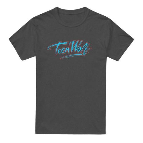 Teen Wolf Unisex Adult Neon Heather Logo T-Shirt
