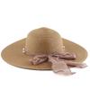 Women's Summer Straw Hat with Large Edges for Sunscreen and Vacation Dome Sun Hat