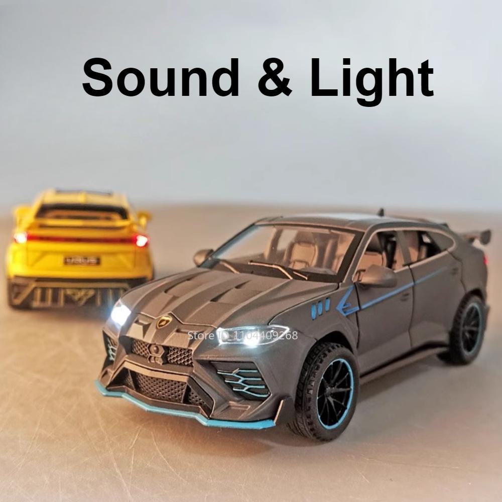 1:32 Scale Lambor URUS Sian Alloy Toy Car Model Diecast Metal Doors Opened Sound Light Pull Back Vehicles Kids Ornament Gifts