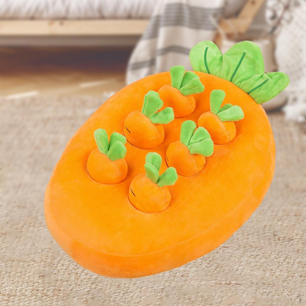 Children Toy Picking Simulation Fruits Ground Mini Pillow Pretend Play Parent-child Interactive