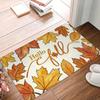 Autumn Leaf Themed Door Mat with Anti Slip Properties Easy To Clean Home Decoration Can Be Placed At Entrance of The Bathroom
