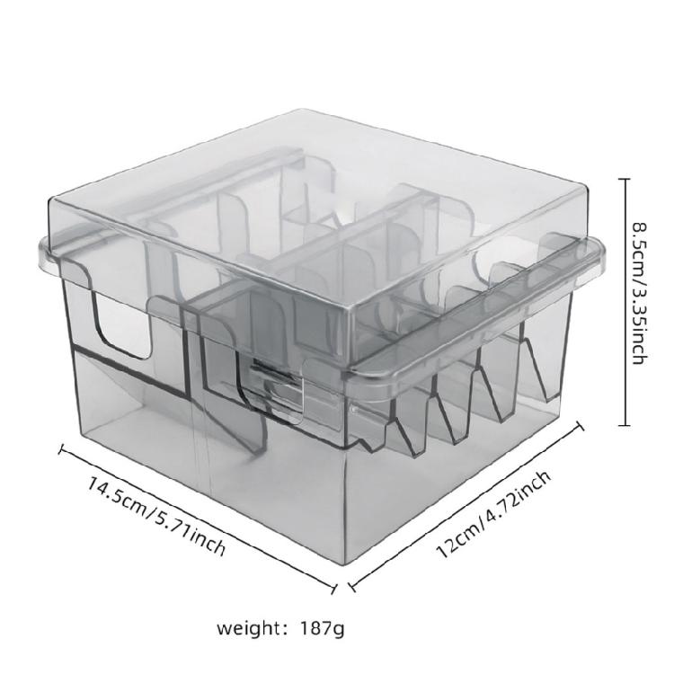 Compact Clippers Guard Storage Solution Haircut Accessory Case For Both Professional And Personal Hair Cutting Tools