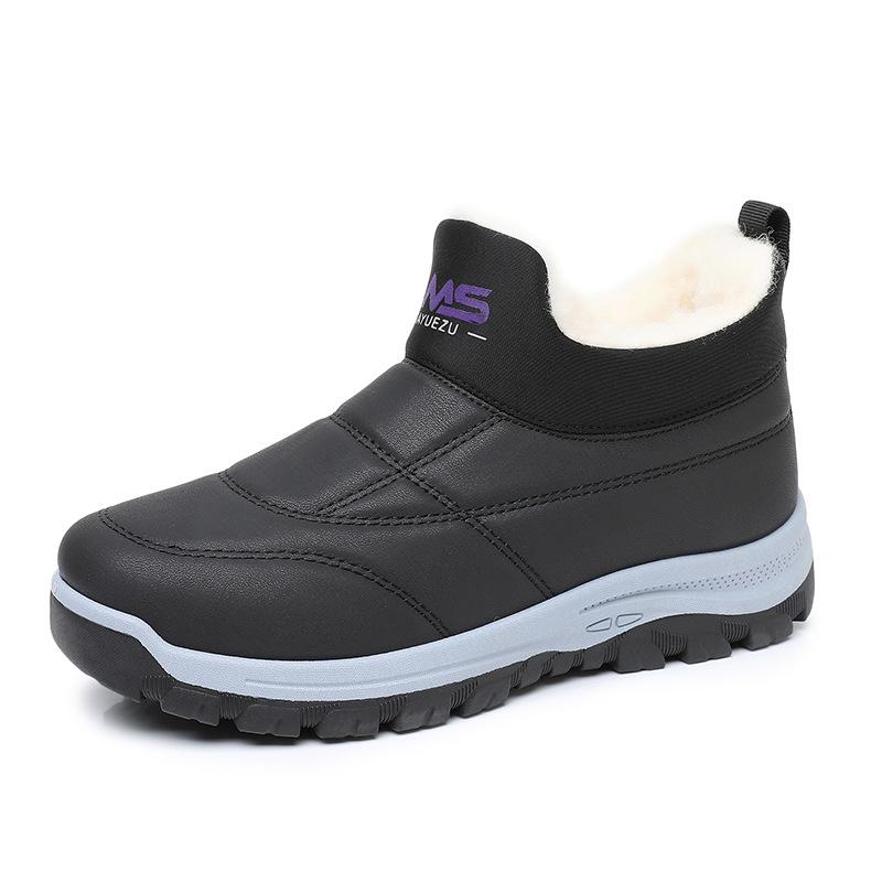 

Shoes, Women s New Winter Fleece Thickened Casual and Comfortable Snow Boots, Non-slip and Warm Soft Soles, One Foot of Mom Shoes 36