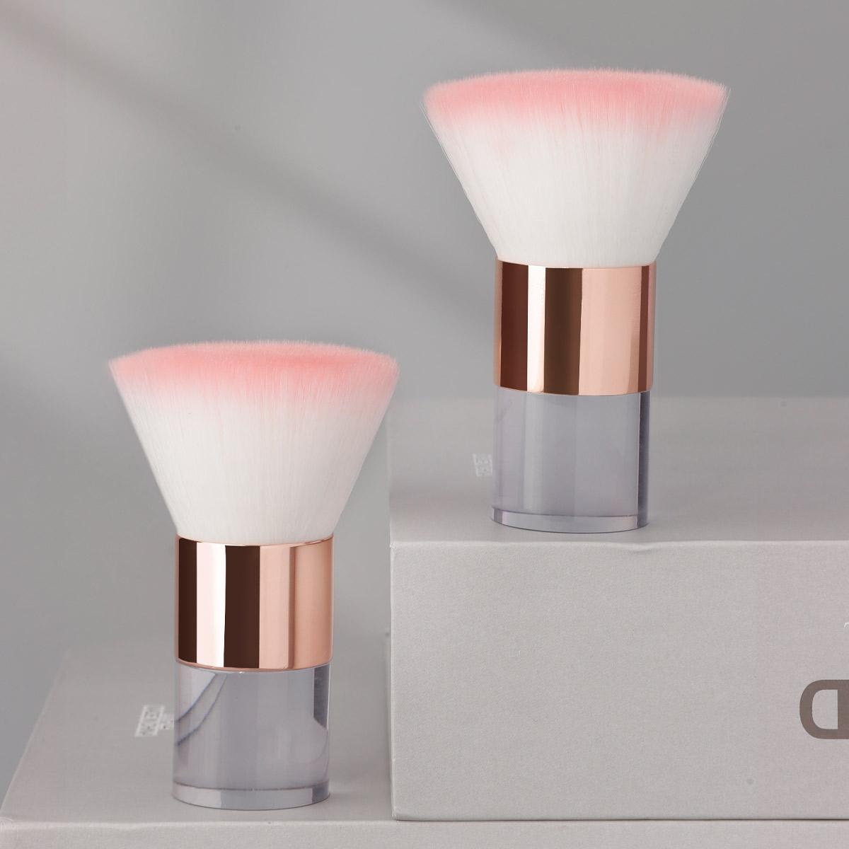 

New single portable mushroom head makeup brush loose powder brush large blush brush beauty tools