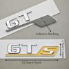 Logo GTS Car Letters Rear Trunk Badge Emblem Sticker Decals For Mercedes Benz AMG GT GTS C190 Tail Marking Exterior Accessories