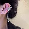 2024 Trendy Butterfly Tassel Ear Clips: Elegant No-Piercing Earrings for Women
