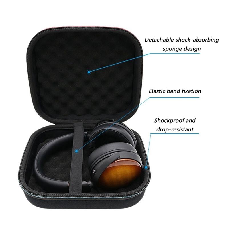 Compact Carrying Case Bag For ATH-WP900 Headphone Featuring Shockproof Structure Wear Resistant Interior