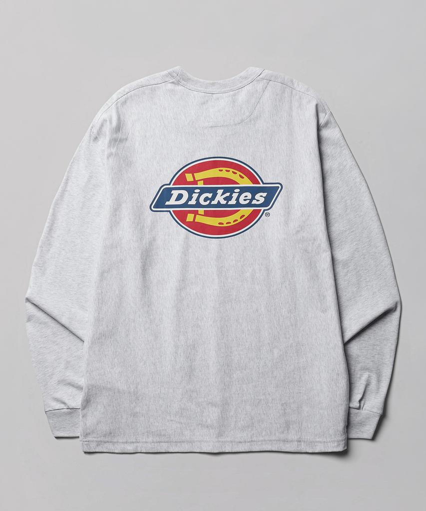 DICKIES Back Tree Logo Long Sleeve White Melange