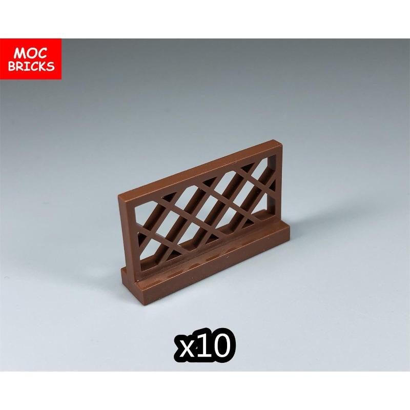 MOC Bricks Fence Railing Window Stairs Ladder Gate DIY Garden House Architecture Accessories Building Blocks Children's Toys