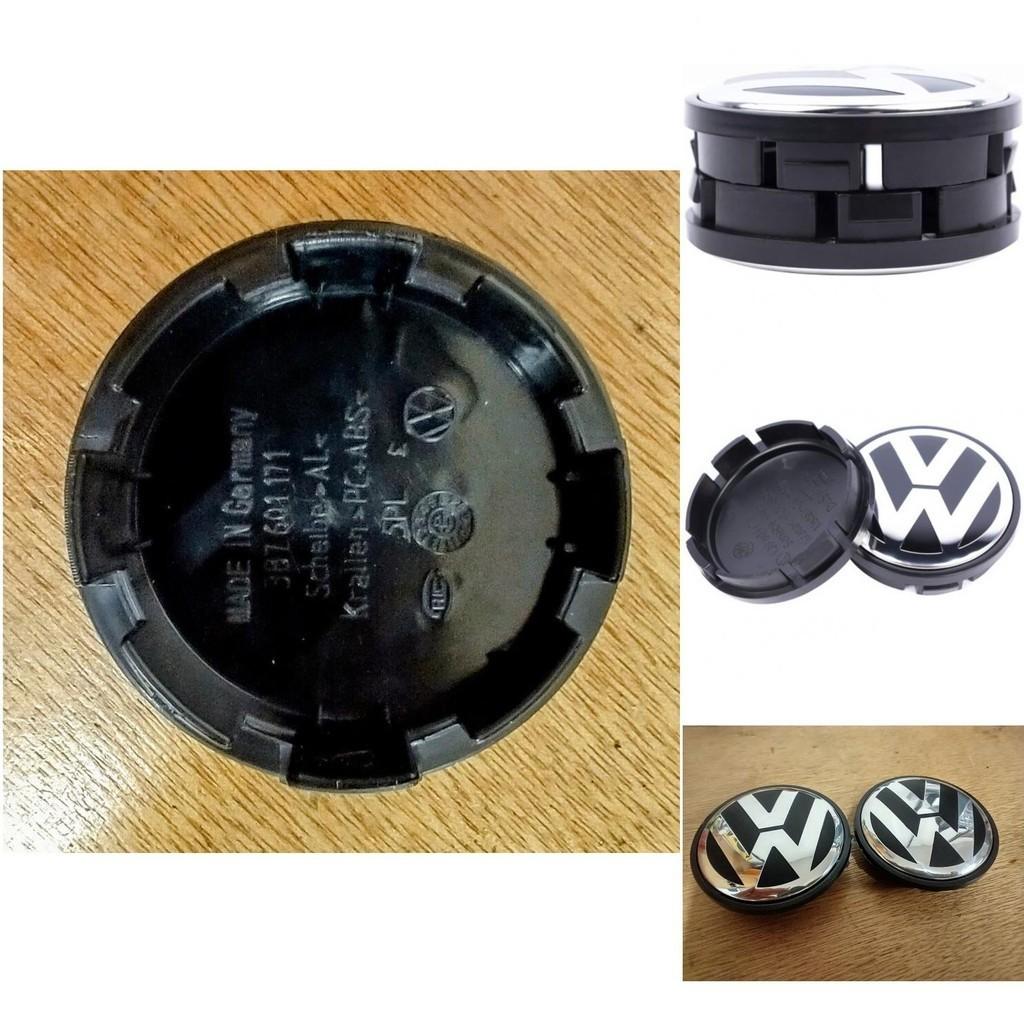 Volkswagen Hub Cover 2.6in High Gloss Finish Strong Abs Plastic Perfect Replacement For Lost Badges