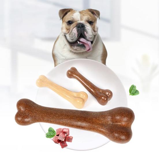 Odolná umělá kost Čištění zubů psa Žvýkací Interakční Hračka pro mazlíčky