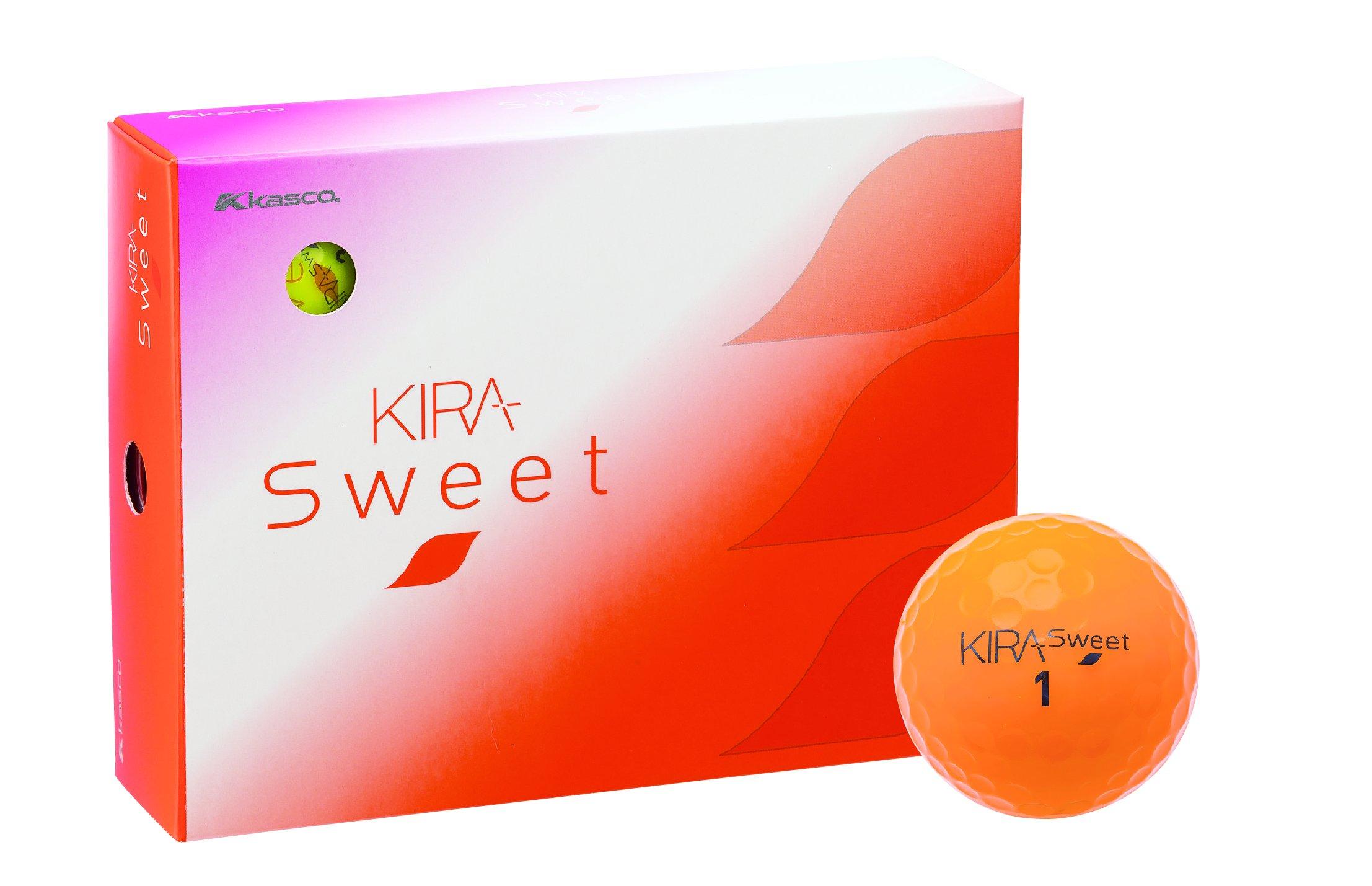 

Kasco KIRA SWEET Golf 1 Dozen Orange Balls, (12 Balls), оранжевый