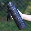1 Liter Large Capacity Leopard print Plastic Cup Leak Proof Sports Water Bottle Drink items Outdoor Travel Portable Gym Bottle