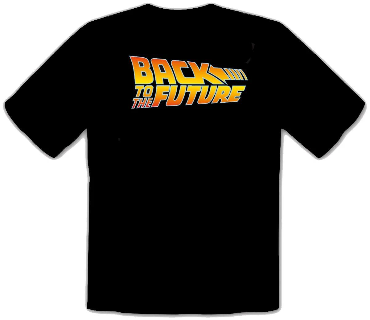 BACK TO THE FUTURE BACK TO THE FUTURE BLACK T-Shirt -075- 2XL