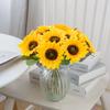 Artificial Flower Sunflower Spring Home Room Garden Decora Stamen Wedding Festival Fake Gerbera Living Room Table Stage Diy Gift