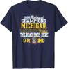 Michigan Wolverines 2026 National Champs Men's Basketball T-Shirt