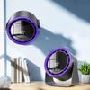 Desk Fans Small Quiet 100-Speed Portable Cooling Desk Fan Silent Ventilator With Adjustable 105-Degree Tilt Head For Room Travel