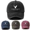Washed Cotton Peaked Cap Hip Hop Streetwear Hats American Eagle Baseball Cap  For Man Women Unisex