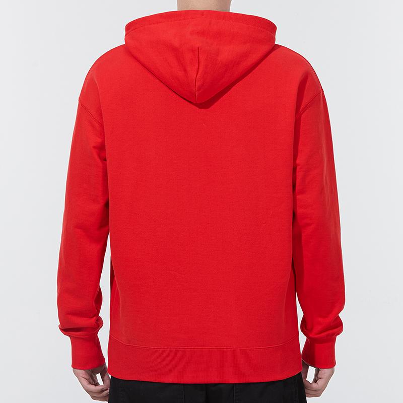 PUMA New Year Knitted Hooded Warm Sport Casual Pullover Sweatshirt Men tops Red 536049-11