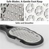 1pc Professial Heavy-Duty Stainless Steel Painless Foot File Remover with Splash Guard Handle Suitable for Care Cracked Heel
