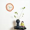 Modern Simple Orange Home Fashion Wall Clock High-end Design Decoration Living Room White Wall New Clock