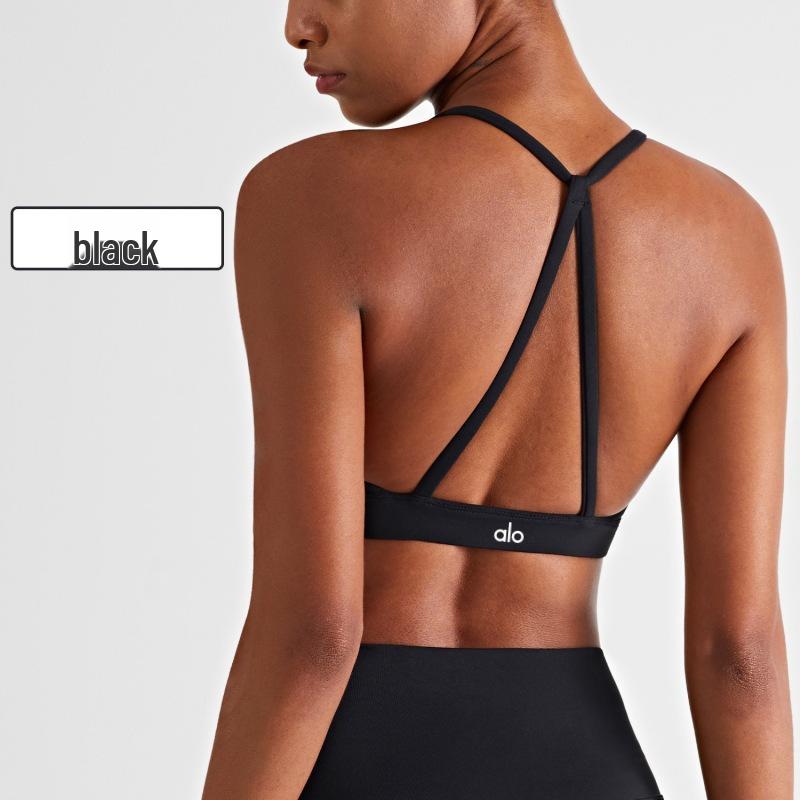 Alo Damen Stoßfester Yoga Sport-BH - Schöner Rücken Pilates Fitness-West