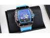 ZIDO Men's Luminous Star Barrel Watch - Trendy, Waterproof, Bold Design