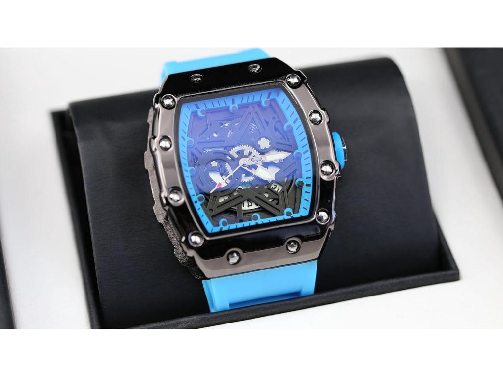 ZIDO Men's Luminous Star Barrel Watch - Trendy, Waterproof, Bold Design