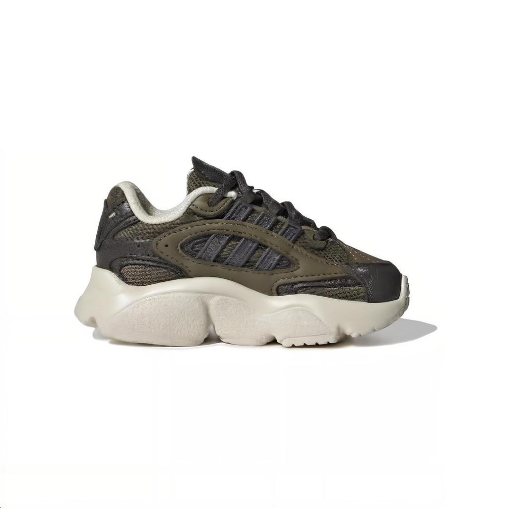 Adidas Originals Ozmillen EL Comfortable Soft Sole Durable Low Top Walking Shoes Baby Shoes Military-Green IG1857