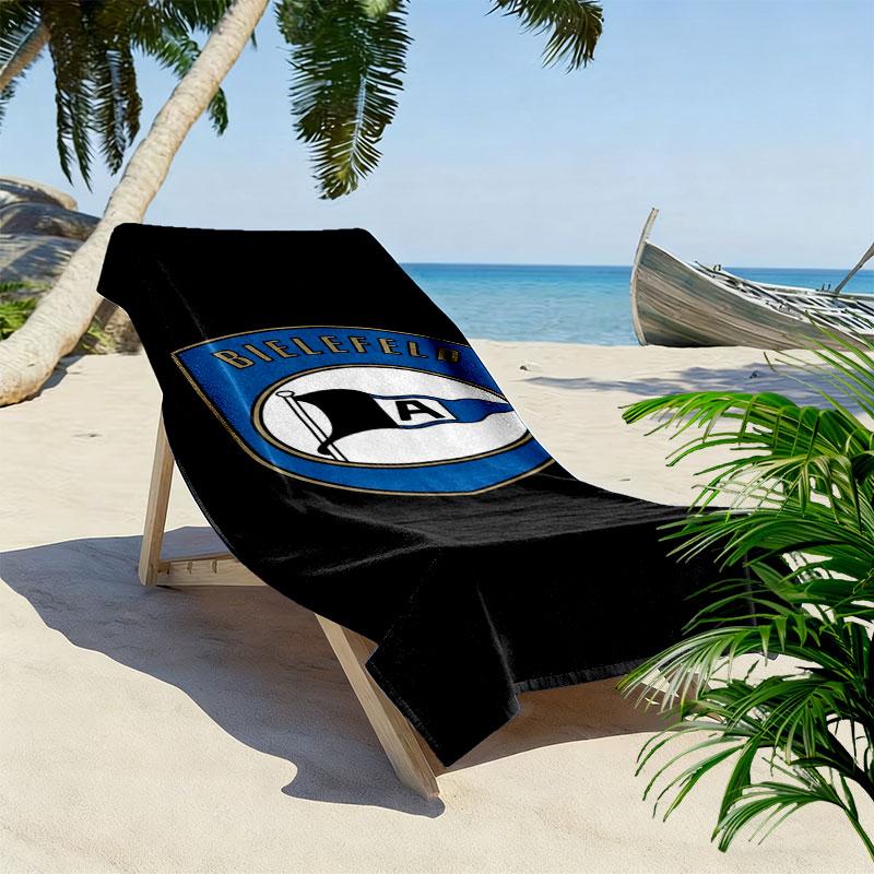 Asciugamano da Spiaggia DSC Arminia Bielefeld, Grande Morbido Asciugatura Rapida per Spiaggia Campeggio Nuoto