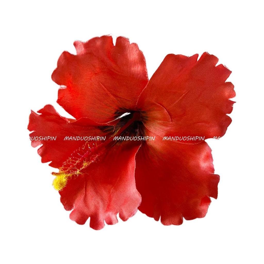 Hawajska spinka do włosów z hibiskusem - Stylowy dodatek na wakacje na plaży
