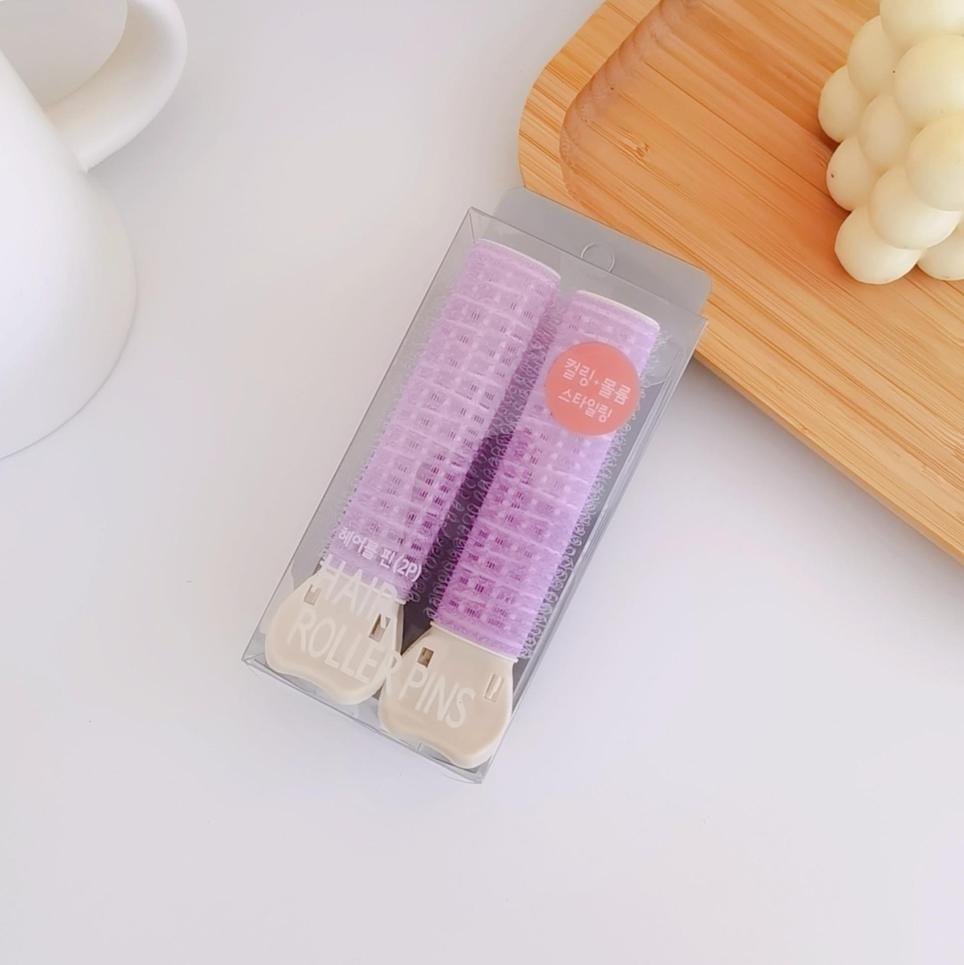 

2 шт., пушистая заколка для волос, пушистая заколка для корней волос, челка, бесшовная заколка для волос, щипцы для завивки волос, пушистые аксессуары для волос фиолетовый