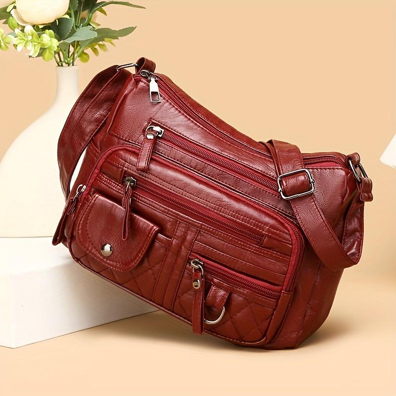 Duża pojemność Miękka torba na jedno ramię Crossbody Slanting 2024 Zima Kobiety Casual Małe torby