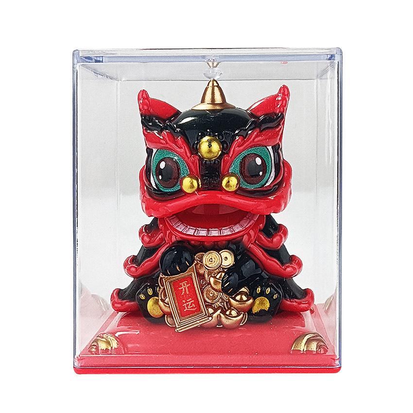Y Solar Fortune Cat Waving Hand Ornament: Light-Powered Decor for Car, Living Room, or Office Desk