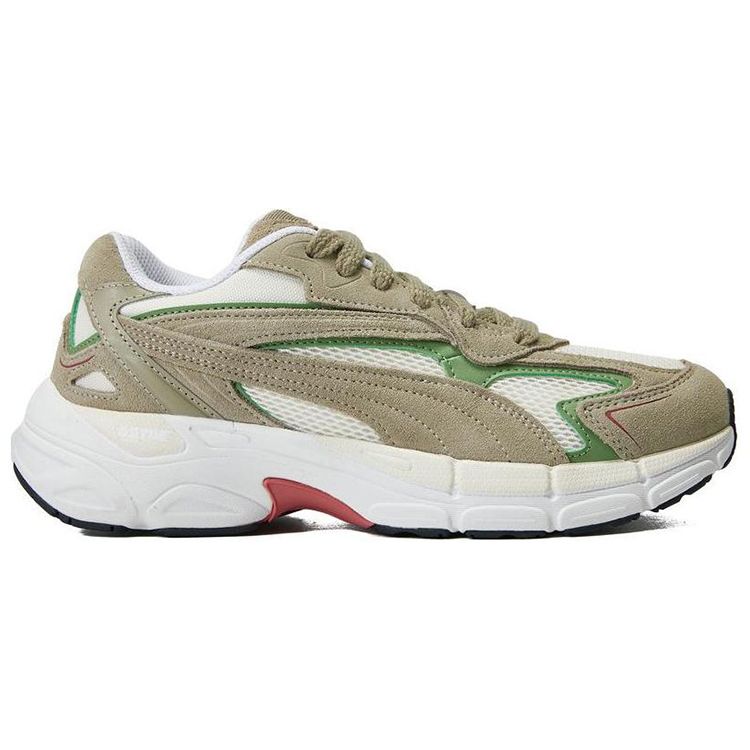 Puma Tevaris Nitro Suede Minimalist Comfortable Sports Low-Top Lifestyle Shoes Unisex Sneaker Green Gray 388774-14