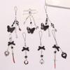 Gothic Style Mobile Phone Chain Charm Mobile Keychain Lanyard Y2K Phone Strap  Phone Pendant